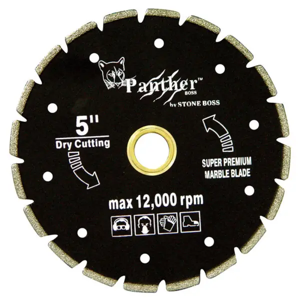 Panther 7" Electroplated Marble Blade (SKU 13177)