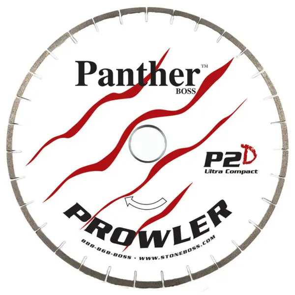 Panther Prowler D (P2D) 16" Bridge Saw Blade (Ultra Compact Material) (SKU 13441)