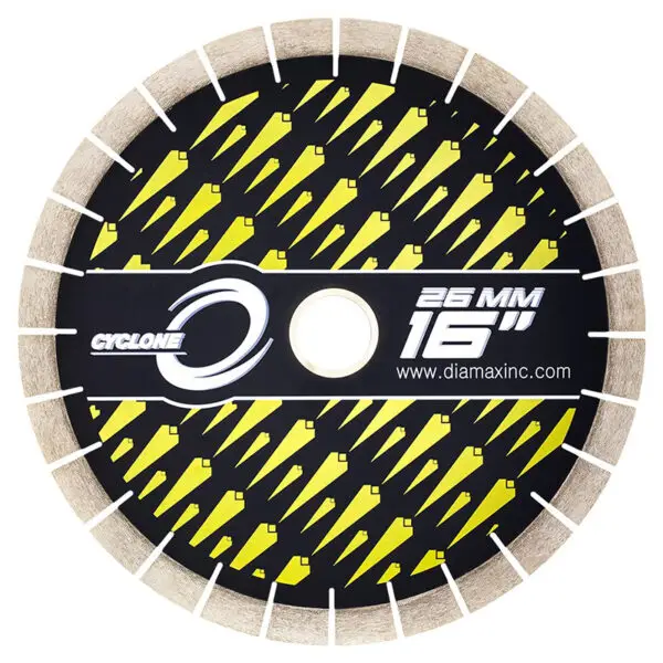 Cyclone Silent Core Diamond Allocation Blade- 16" (SKU 13550)