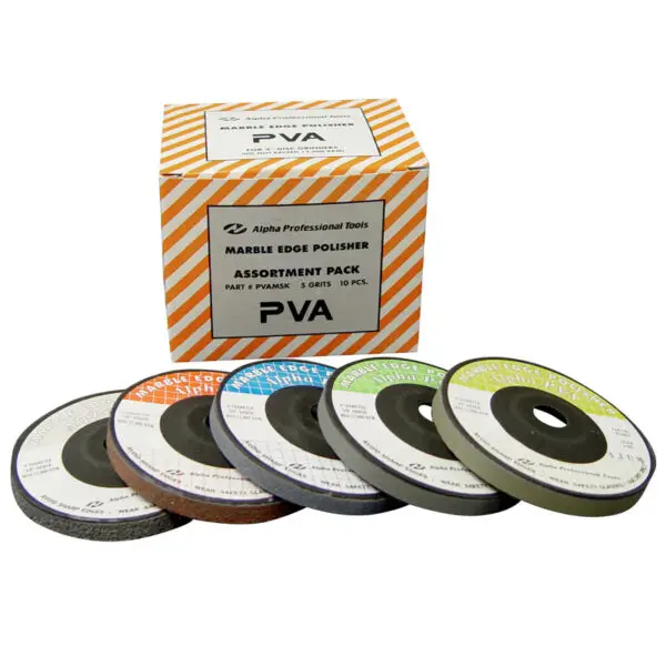 Alpha 4" PVA Polishing Discs-Asst Kit-MSK (SKU 15116)