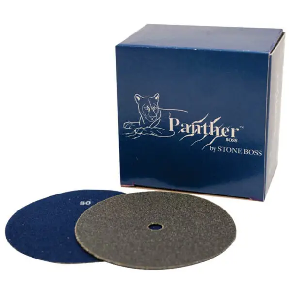 Panther 4" Wet/Dry  Velcro Sandpaper Discs-320G (SKU 15267)