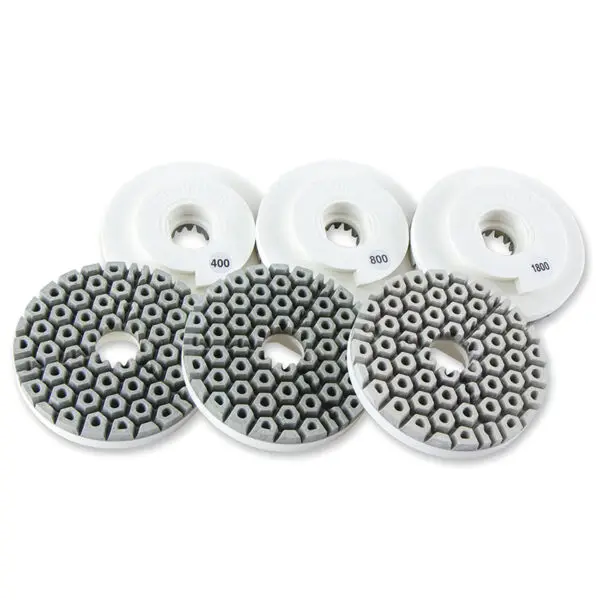 Terminator 6" Snail-Lock Knockout Polishers-1800g Resin (SKU 24723)