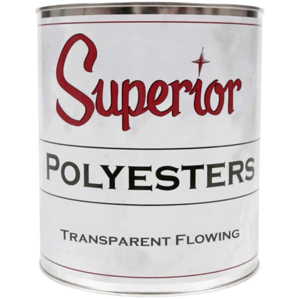 Superior Polyester Transparent Flowing Gallon