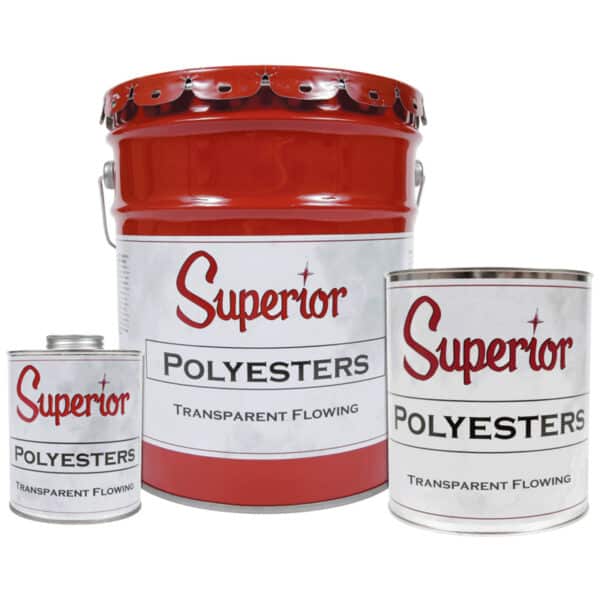 Superior Polyester Transparent Flowing Group